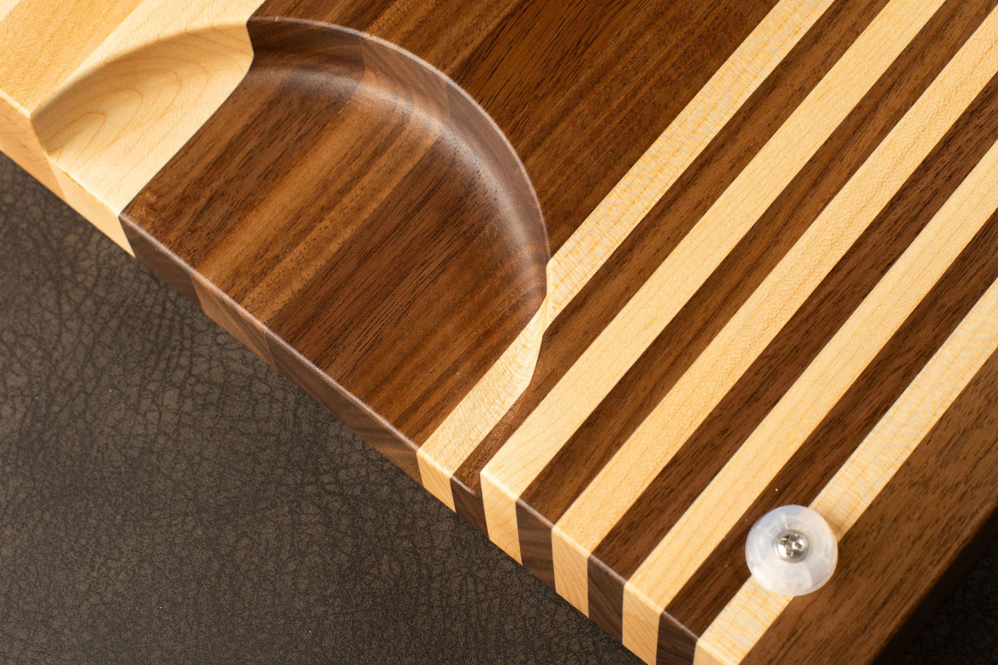 Cat-Eye Glasses Inlay Cutting Board Mid-Century Modern Walnut Maple Medium