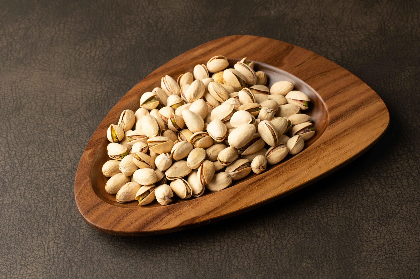 Mid-Century Modern Small Walnut Catchall Tray Valet Jewelry Dish
